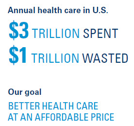 Our goal: Better health care at an affordable price