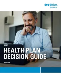 2025 Small group health plan decision guide cover