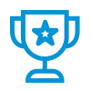 icon of trophy with a star